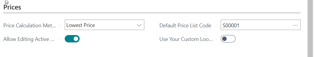 Sales & Receivables Setup