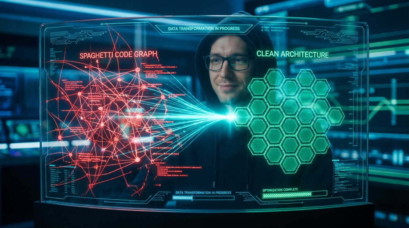 AI Agent Transforming Legacy Code to Clean Architecture